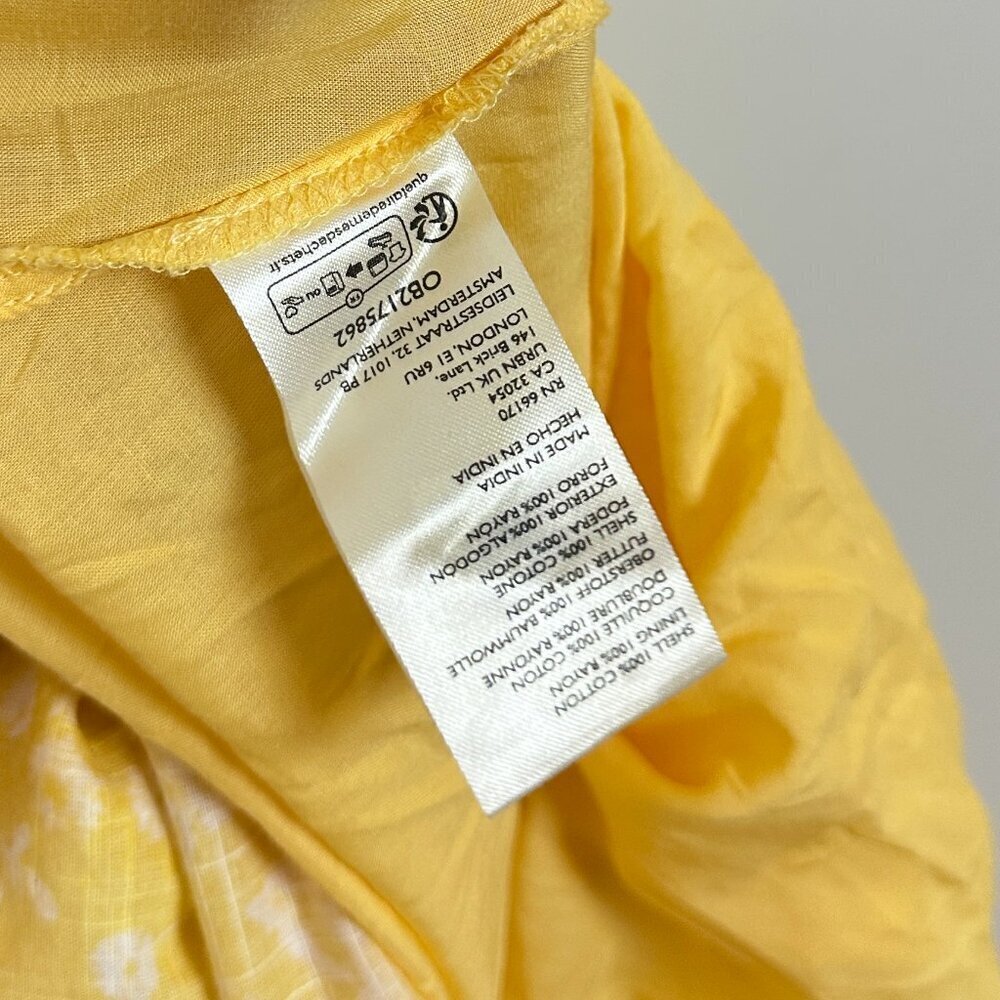 FREE PEOPLE Pappiet Midi Dress in Sunshine Combo Size X-Small - Picture 10 of 12